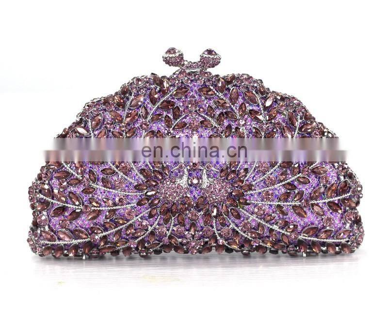 New arrival luxury crystal stones clutch evening bags,beaded evening bag for party bags