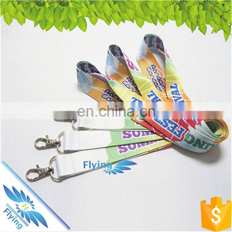Lanyard No Minimum !! polyester lanyard with logo custom for business events