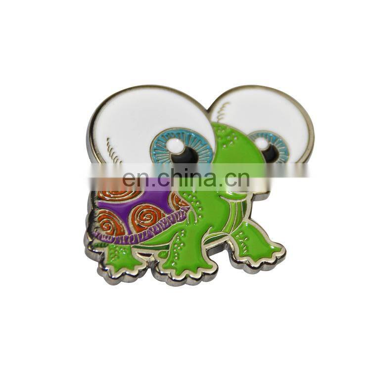 custom die struck soft enamel badge pin name badge