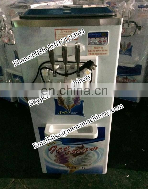 New hot sale stainless steel commercial CE approved ice cream making machine/ Soft Serve Ice Cream Machine For Sale