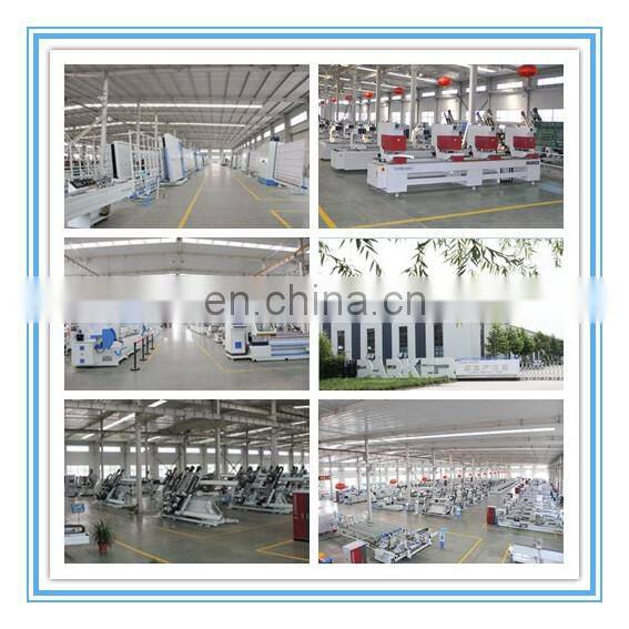 aluminum and PVC window profiles double head cutting saw with CE certificate