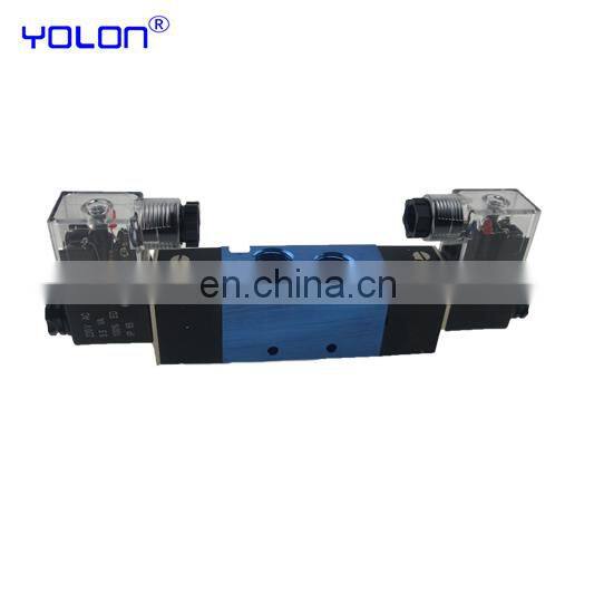 4V120-06/M5 4V220-08/06 4V320-10/08 4V420 -15/10 5/2 way double solenoid valve