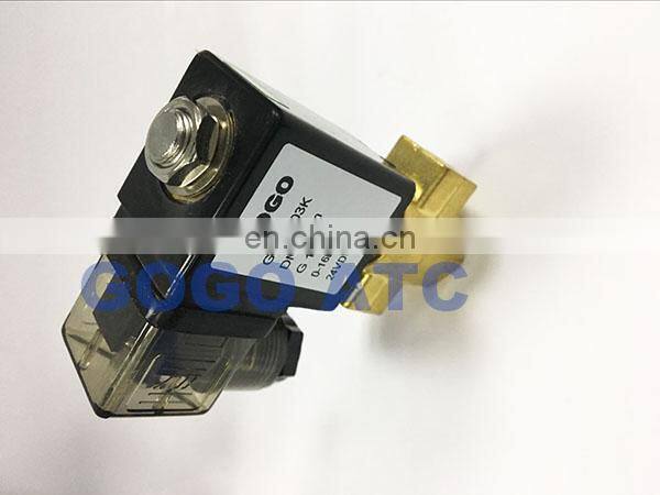 GOGO Normally Open 2 Way Pilot Diaphragm Brass solenoid valve water flow control 1/8" BSP 24V DC 2.5mm/3mm NBR 0-16bar/10bar