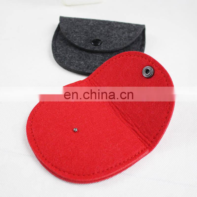 China Wholesale mini felt purses for women 2018 handbag for coin