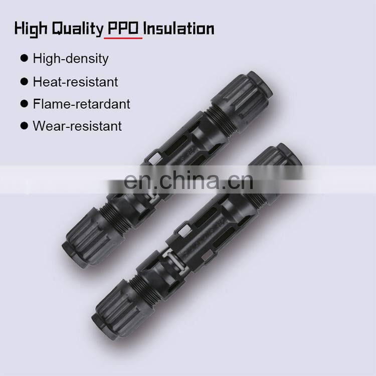 TUV CE pv connector for solar panel and inverter solar panel connector