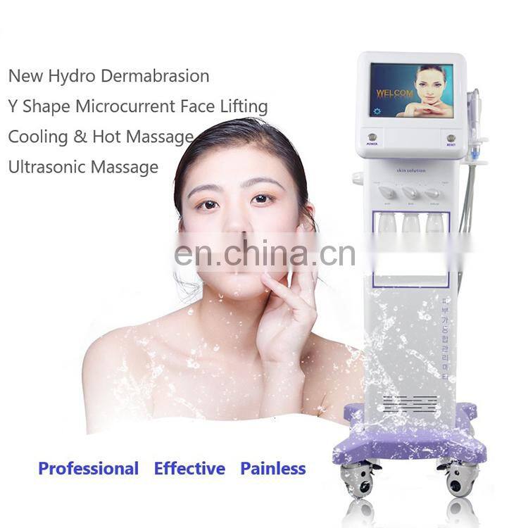 4 In 1 Vertical Water Hydra Dermabrasion Skin Rejuvenation Instrument Big Bubble Face Lift Facial Microdermabrasion Machine