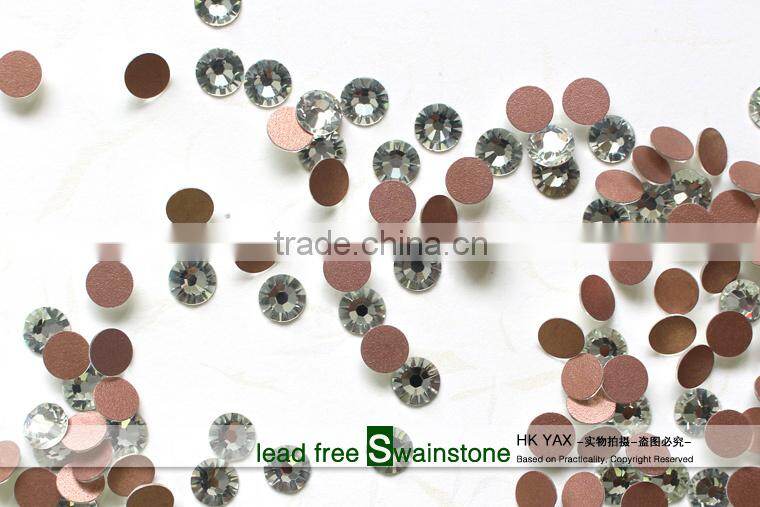 high quality lead free glue on crystal rhinestone flatback,crystal flatback rhinestone,flat back crystal rhinestones for nail