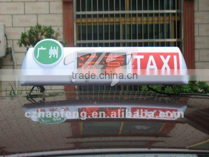 HF101 taxi led display taxi sign