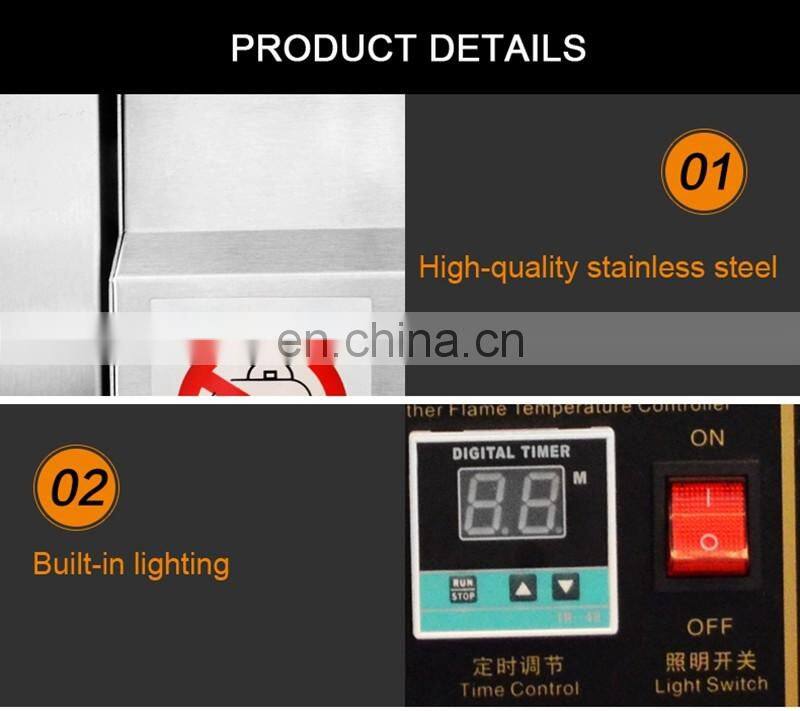 Oven with a regular commercial two - story four large - scale bread electric oven cake and pizza double