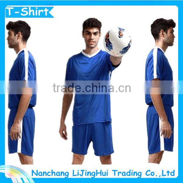 2015 New Men Fashion Couple Football T shirt