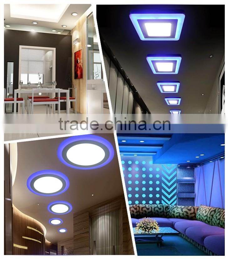 New arrival dual color control led down light in blue green red color