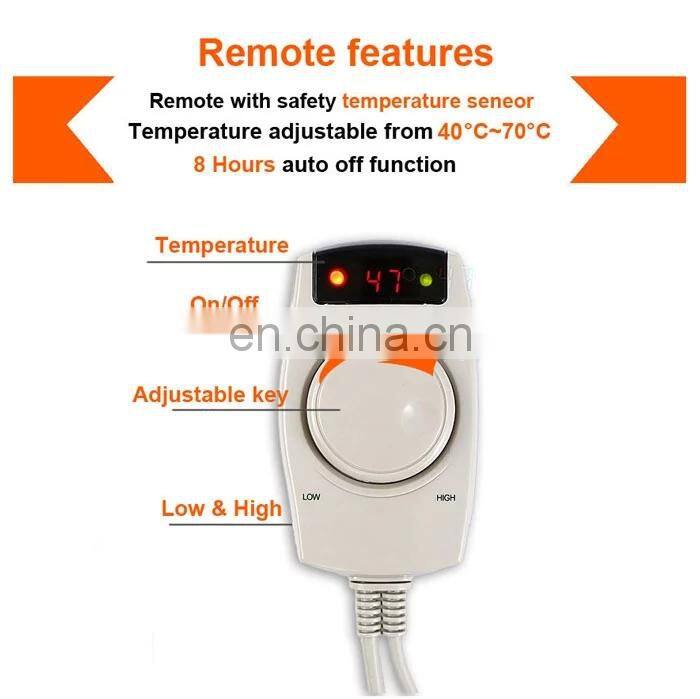 germanium health mattress infrared thermal physiotherapy tourmaline stone mat negative ion bed mattress