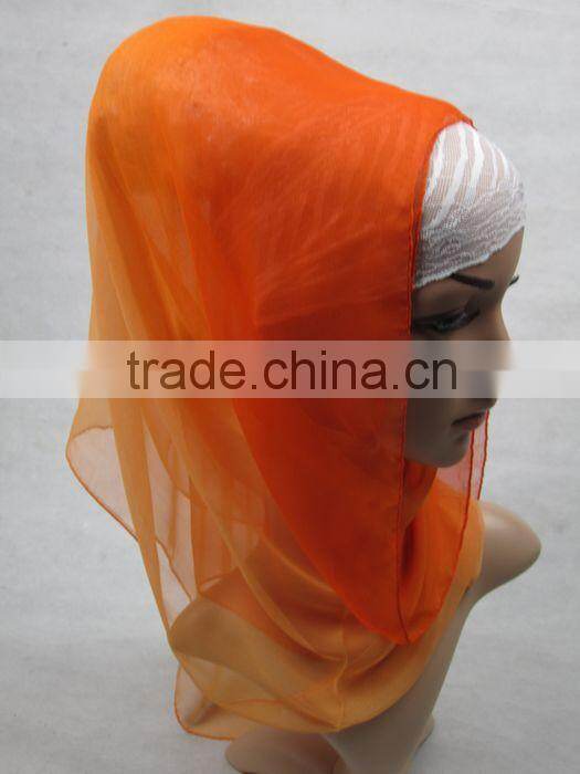 S587 printed silk Gradient newest islamic scarf