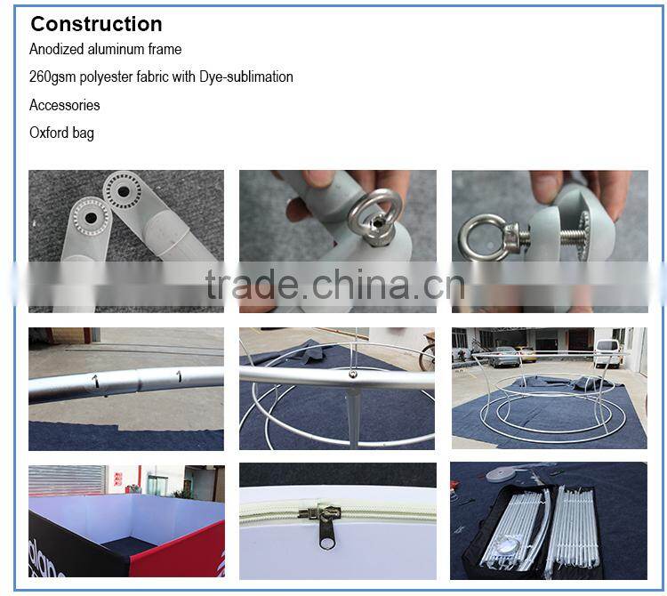 Dye-sublimation printing Trade show Hanging banner Display