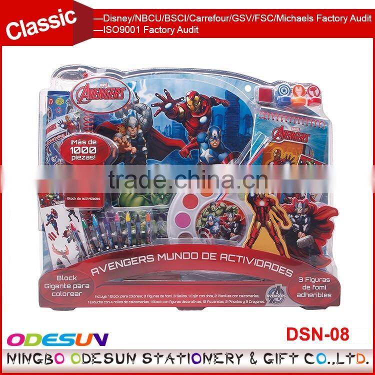 Disney Universal NBCU FAMA BSCI GSV Carrefour Factory Audit Manufacturer Promotional 12 Colors Semi-dry Watercolor Paint