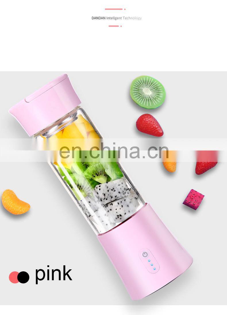 2021 The Most Popular 380ml Rechargeable Portable USB Juicer