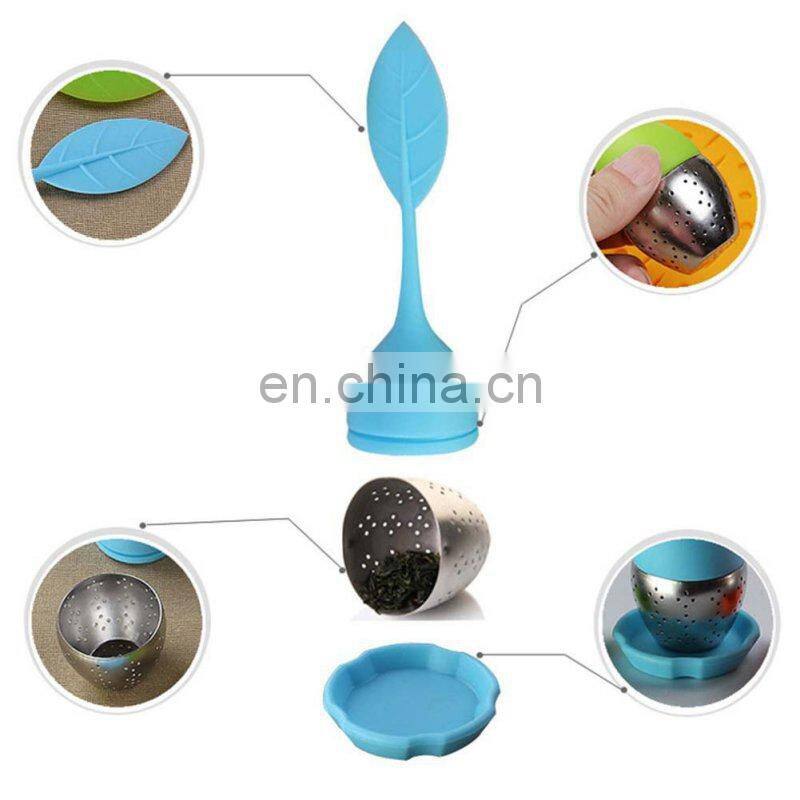 Tea tool Interesting Kitchen Tools Cute Teapot Tea Infuser/Tea Strainer/Coffee & Tea Silicone Sets 2017