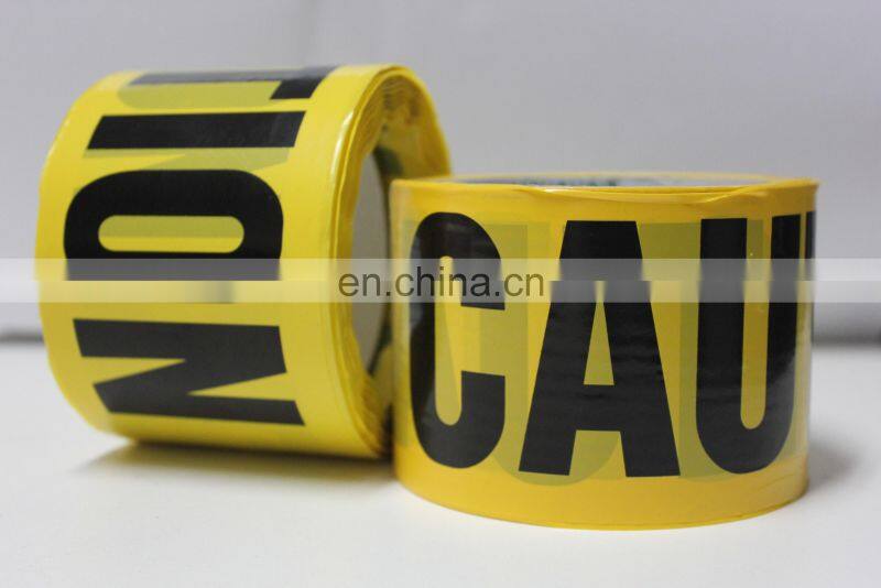 Non-adhesive PE Warning Tape PE Barricade Hazard Warning Caution Tape Barrier Safety Tape