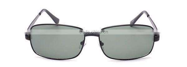 uv400 metal frame driving sunglasses eye wear with glass lens