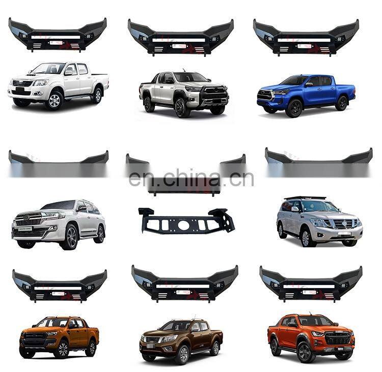 Manufacturer Wholesale Black Bumper Plate Body Kit Exterior Trim Off-road Pickup Bull Bar For Lc200
