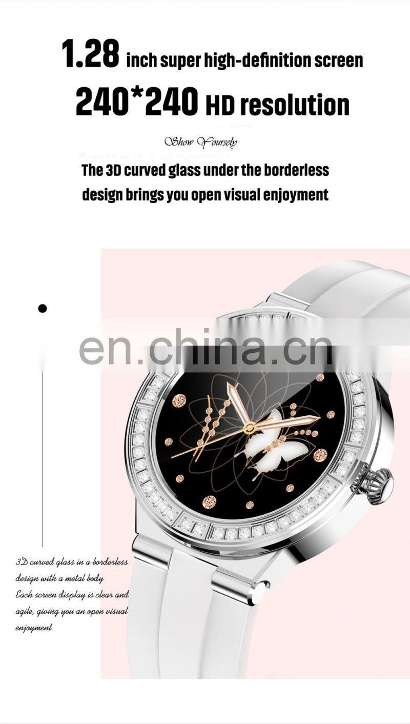 LIGE BW0323 Women Smartwatch For Android Ios Waterproof Heart Rate Fitness Wristwatch Exercise Smart Watch