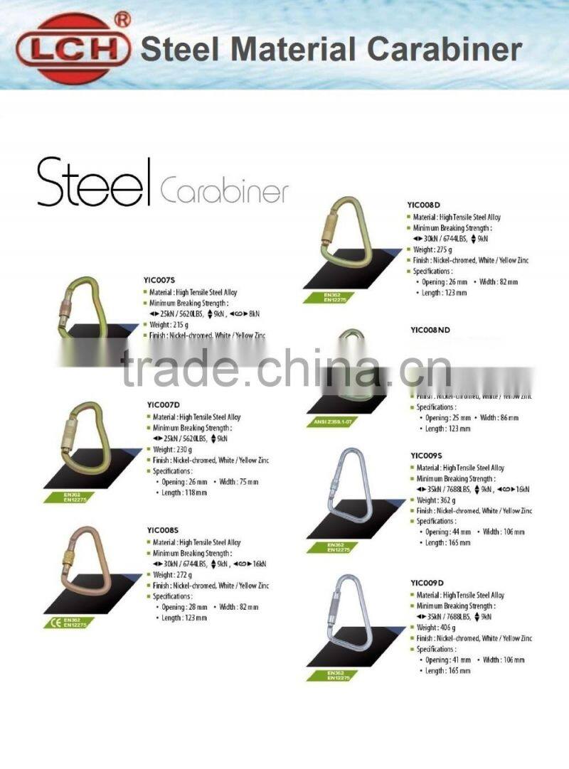 alibaba express AISI304/316 Spring Snap Hook With Screw Carbine Hook With Lock