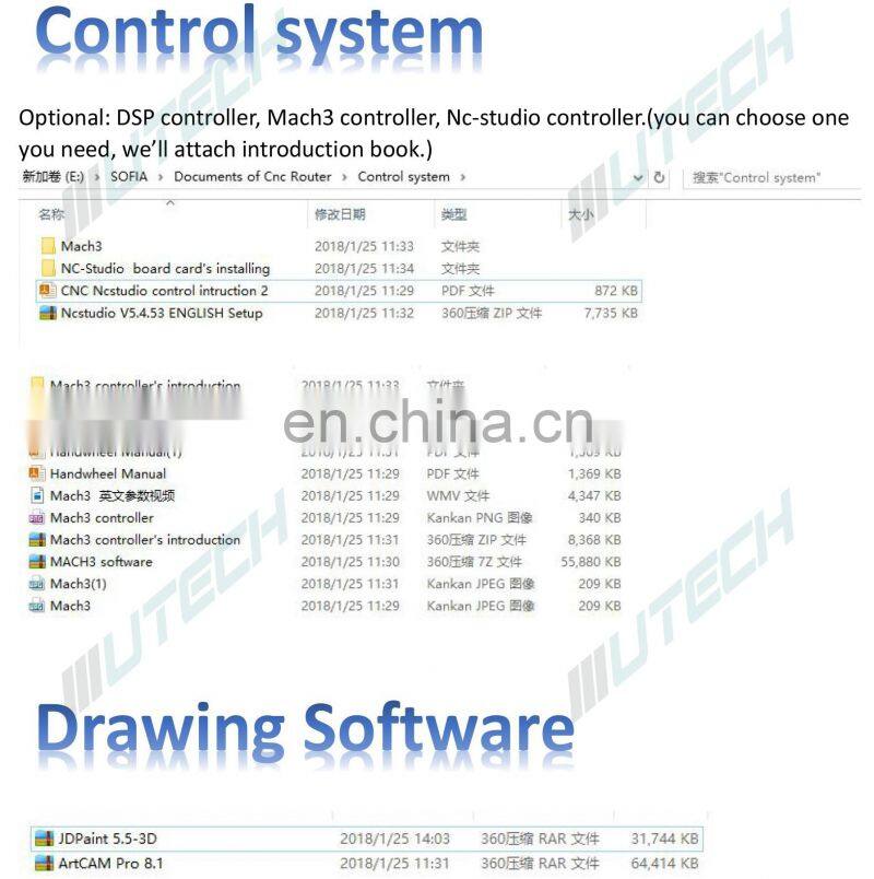 Stainless steel engraving machine small cnc router 3axis for cutting aluminum wood
