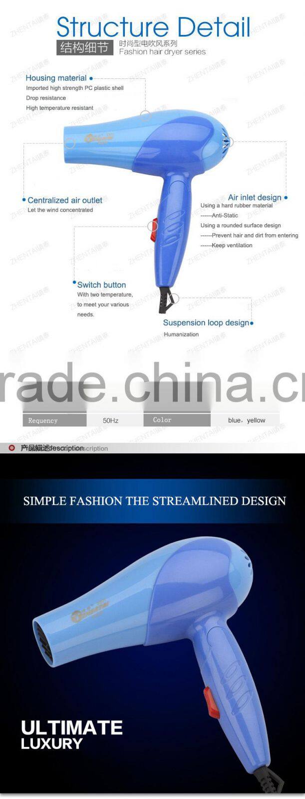 Foldable Hair Dryer 230V Mini Travel Cordless Hair Dryer