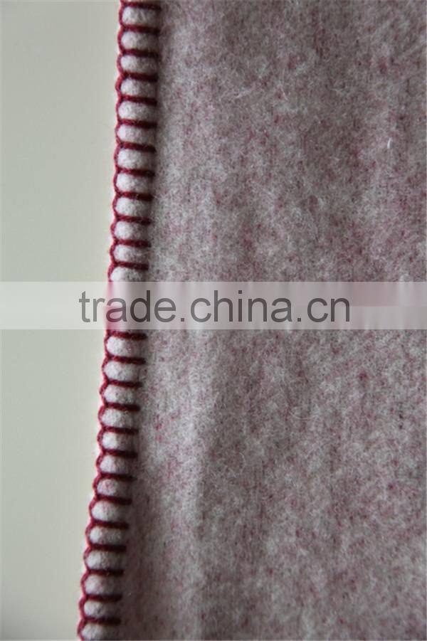 NO.1 China blanket factory life comfortable travel set home textile full size check wool throw plaid blanket