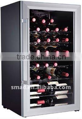 Beverage drinks manual defrosting mini display cooler cabinet