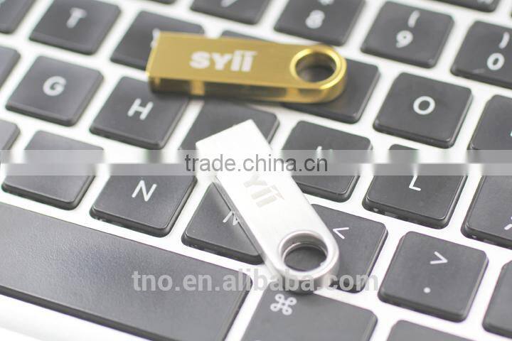 promotional gift custom metal slim usb pen drive
