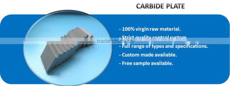customized tungsten carbide plate tools
