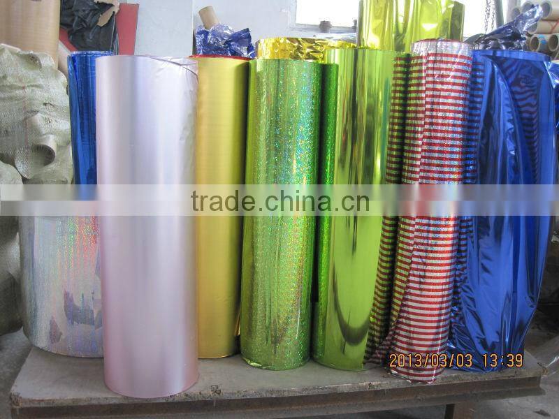 BOPP/PET/PVC Holographic Packaging Film