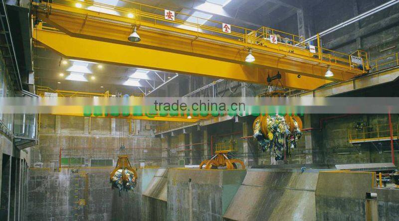 Mobile Rail-Way Double Trolley Overhead Crane For Lifting goods