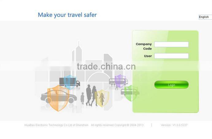 Car vehicle tracker with SOS button /Geo-fence , SIM card GSM GPRS vehicle gps tracker