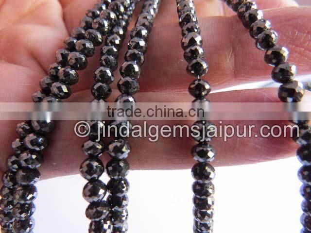 Best Quality Black Diamond Far Faceted Round Beads