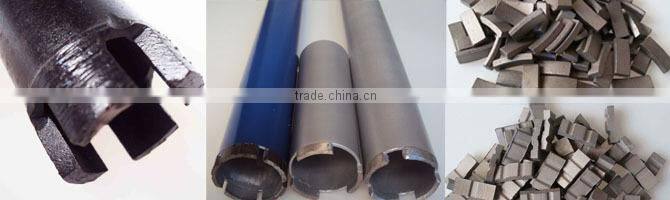 diamond segments for drilling core bits for reinforced concrete