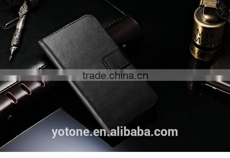 Stand Wallet Genuine Leather Case For Huawei Honor 3C Phone Bag Accessory With Card Holders New 2015 Drop Ship