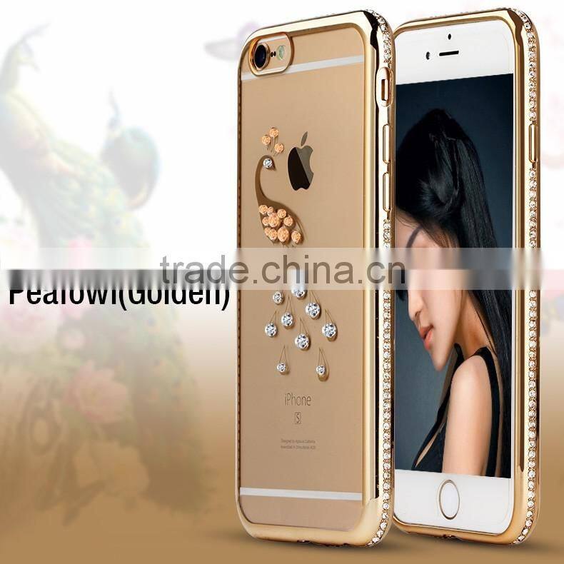 2016 new products ultra thin stylish tpu shinning glitter cell phone case cover for iphone 6/6s