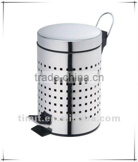 Superior Quality Stainless Steel Round Recycling Bin