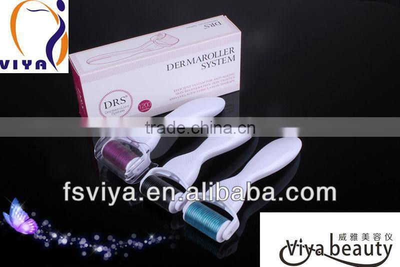 Titanium 1200 Needle Micro Derma Skin Roller Acne Scars,Stretch Marks,Wrinkles