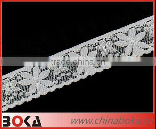 BOKA hot selling white water soluble cotton lace fabric