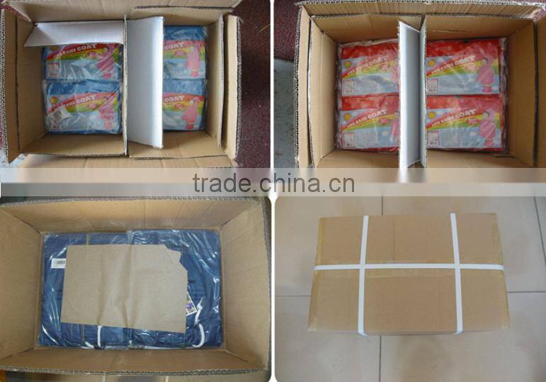 fashionable windbreaker pvc jackets