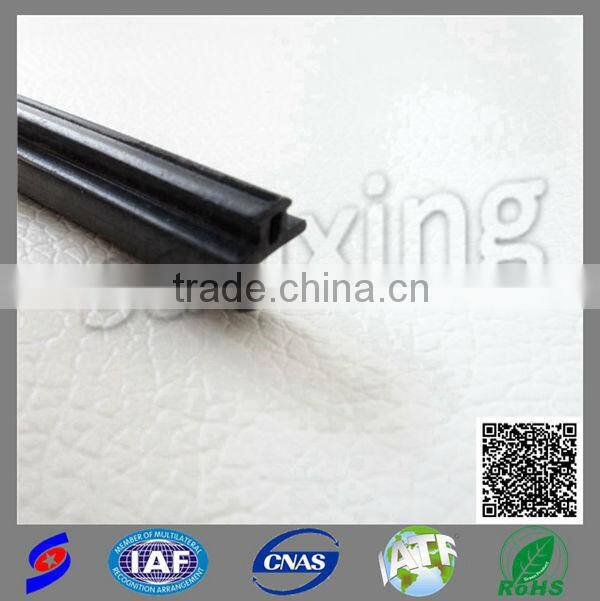rubber extrusion glass edge strip