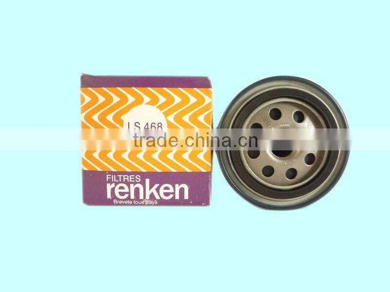 LS468 oil filter France car parts .LS468.RENKEN FILTER FACTORY