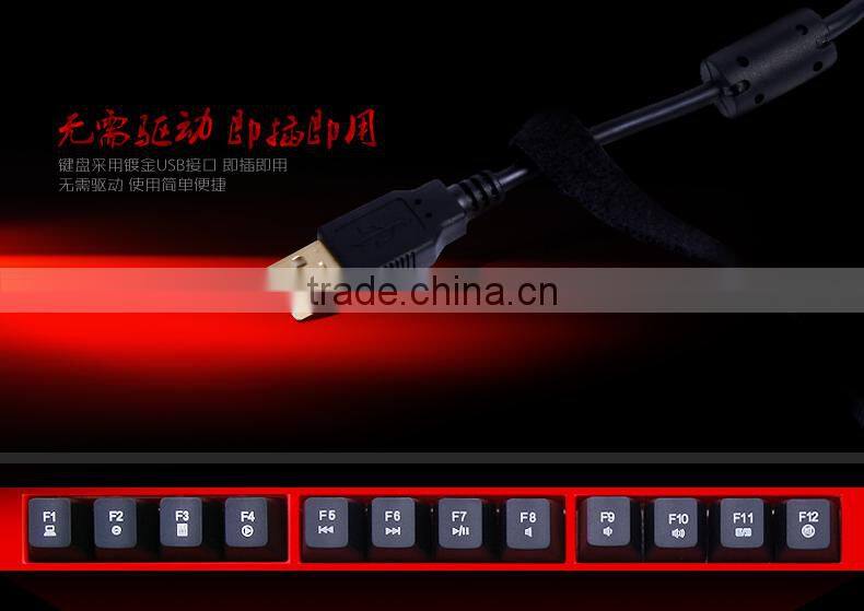 cheapest stock Wired Mechanical keyboard colored computer keyboard