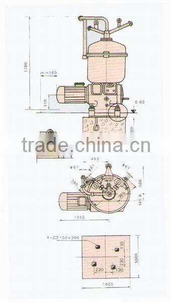 DRY530 Disc bowl centrifuge separator