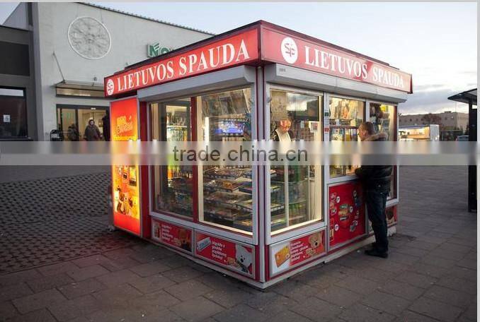 Good materials are used for long time use Newspaper display kiosk, Retail store, Clothes display kiosk