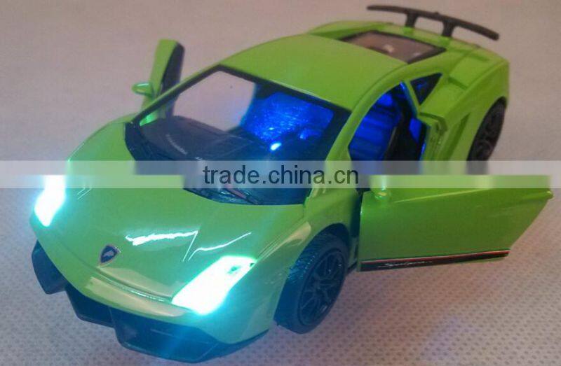 Openning the door Diecast car with light and sounds