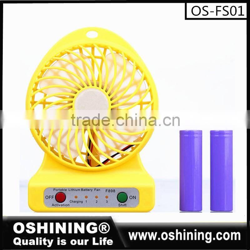 2016 new product usb mini desk fan in bulk